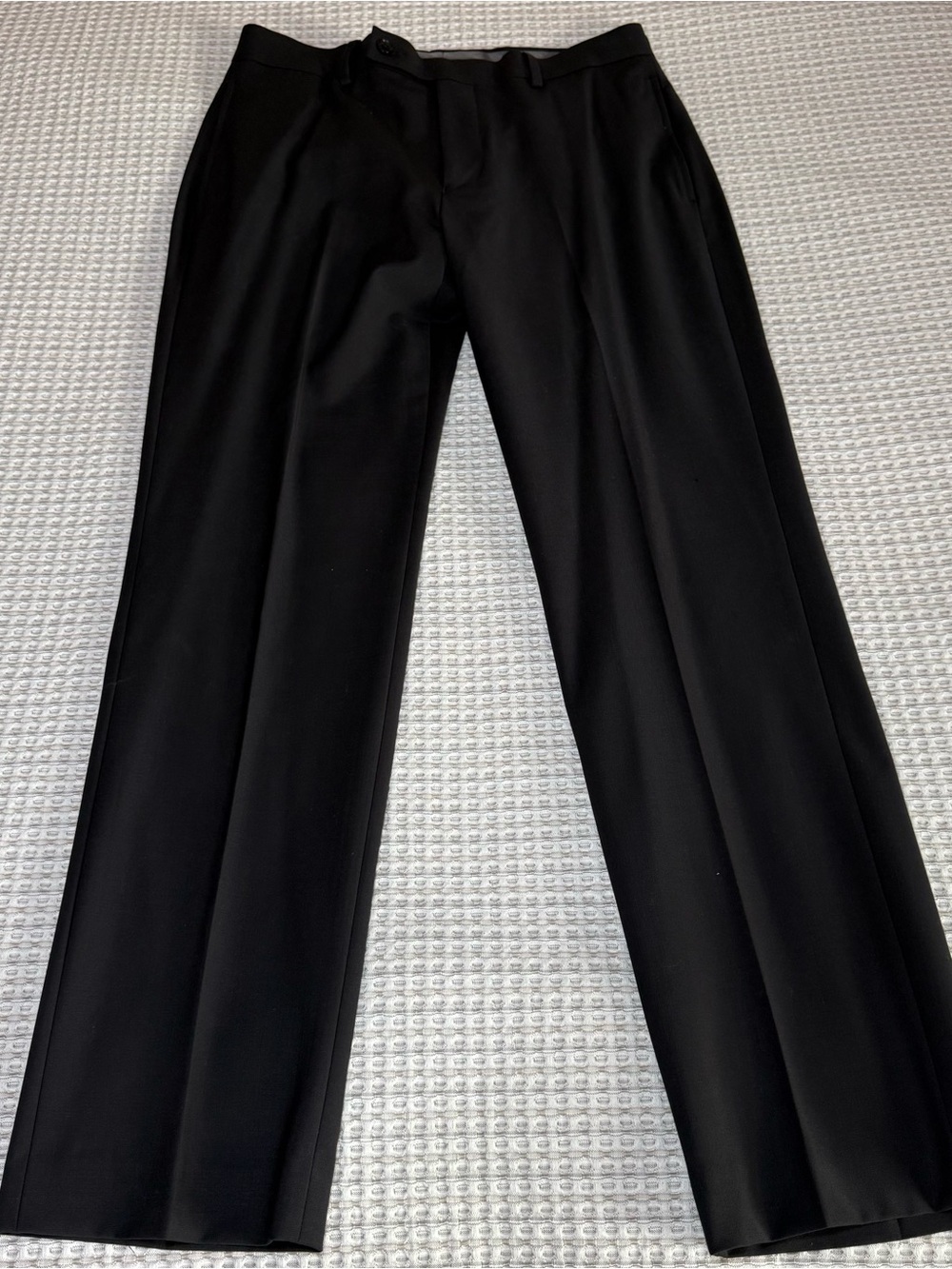 Calvin Klein X Slim Fit Wool Blend Stretch Dress Pants Black Men’s Size 30x30